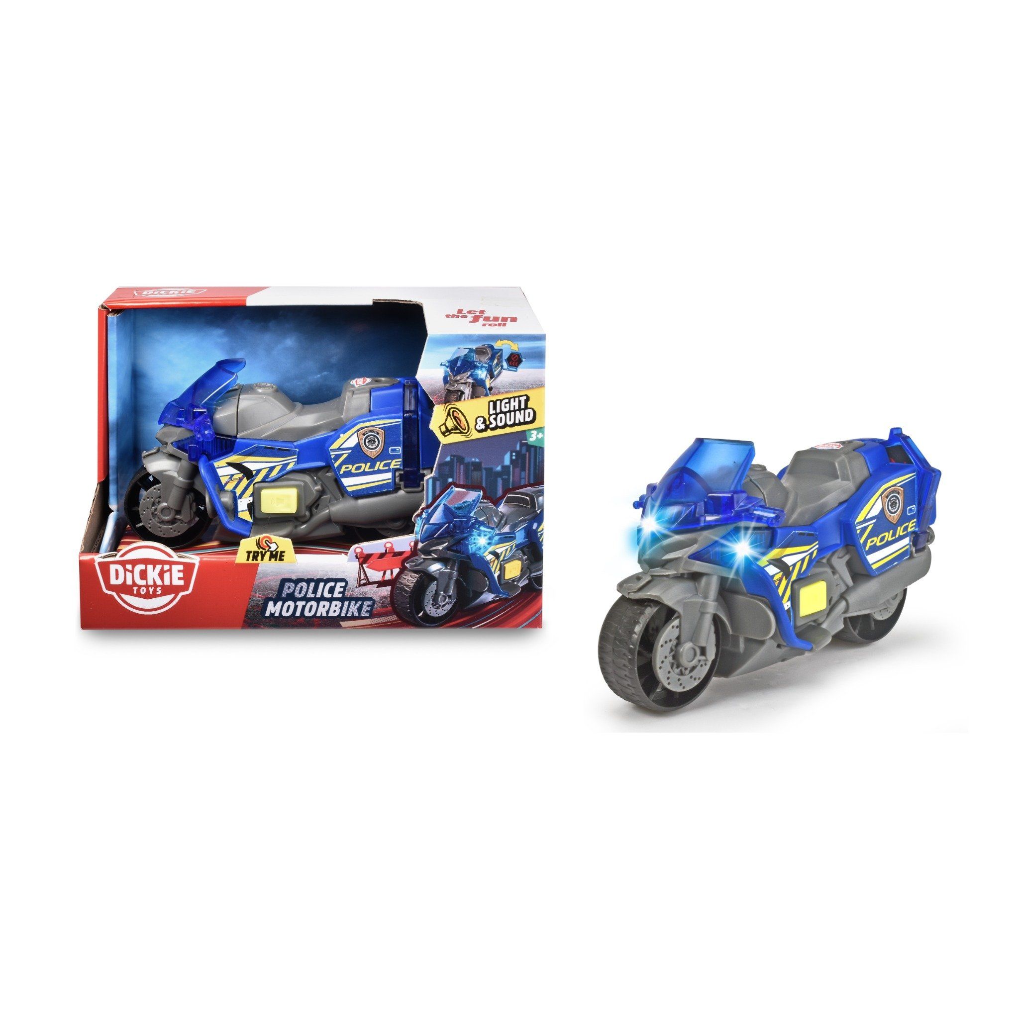  203302031 Đồ chơi Xe Mô Tô Cảnh sát DICKIE TOYS Police Motorbike 