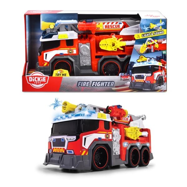  203307000 Đồ Chơi Xe Cứu Hỏa Phun Nước DICKIE TOYS Fire Fighter 