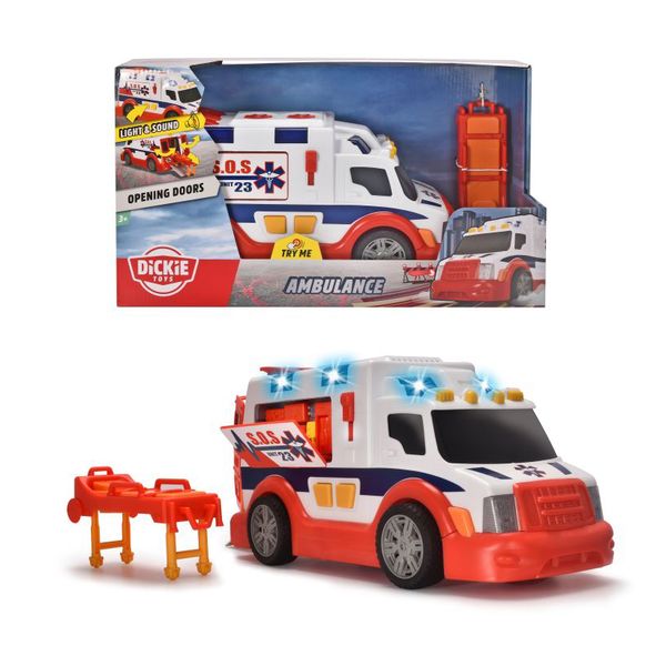  203308360 Đồ Chơi Xe Cứu Thương DICKIE TOYS Ambulance 