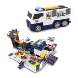  203339002 Bộ Đồ Chơi Mô Hình Cảnh Sát DICKIE TOYS Folding Police Truck Playset 