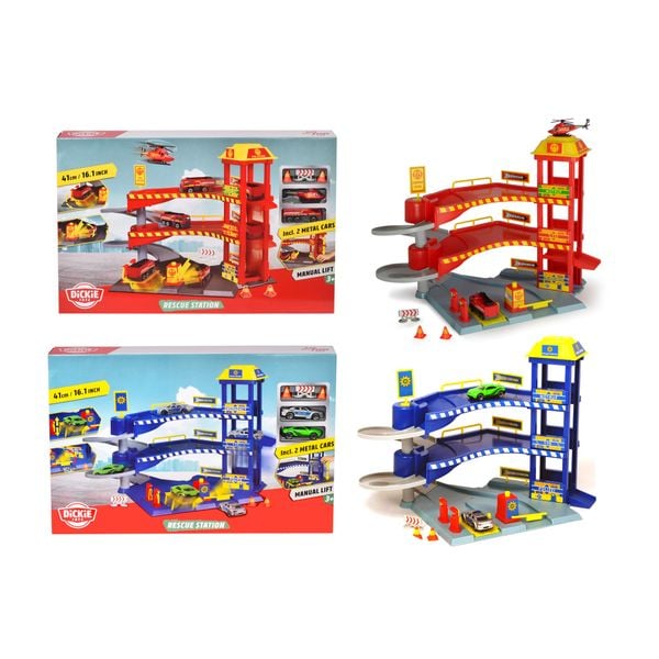  203718000038 Bộ Đồ Chơi Trạm Cứu Hộ DICKIE TOYS Rescue Station 