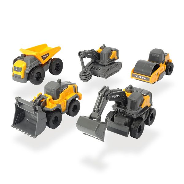  203722008 Bộ Đồ Chơi Xe Xây Dựng DICKIE TOYS Volvo Micro Workers 