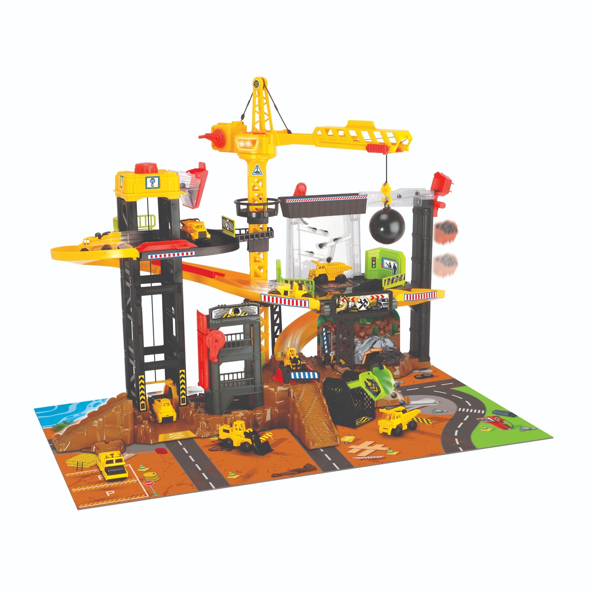  203729010 Bộ Đồ Chơi Công Trường DICKIE TOYS Construction Playset 