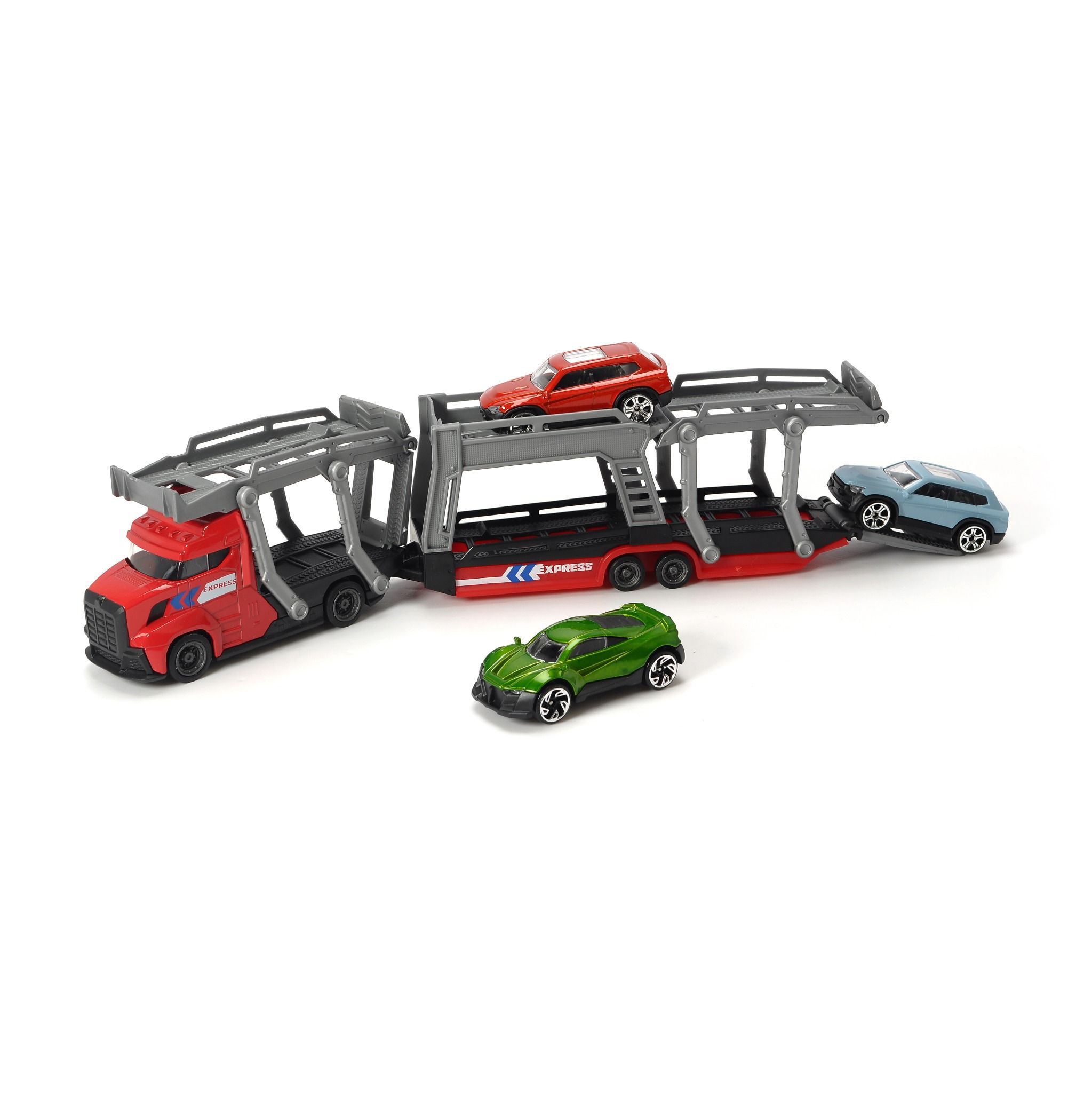  203745008 Bộ Đồ Chơi Xe Kéo Kèm 3 Ô Tô DICKIE TOYS Car Carrier 