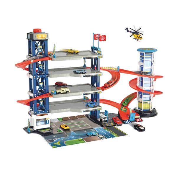  203749008 Bộ Đồ Chơi Mô Hình Bãi Đỗ Xe DICKIE TOYS Parking Garage 
