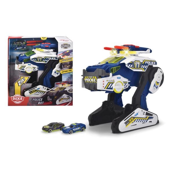  203794001 Đồ Chơi Trạm Cảnh Sát DICKIE TOYS Police Bot 