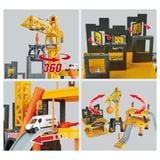  212050032 Bộ Đồ Chơi Mô Hình Xây Dựng MAJORETTE Creatix Construction + 5 Volvo Cars 