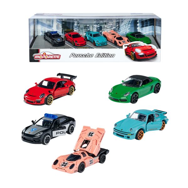  212053171 Bộ 5 Xe Mô Hình MAJORETTE Porsche 5 Pieces Giftpack 