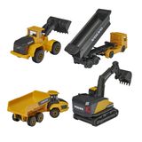  212057287 Bộ 4 Xe Mô Hình MAJORETTE Volvo 4 Pieces Giftpack 