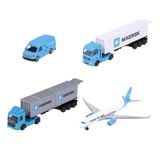  212057289 Xe Mô Hình MAJORETTE MAERSK Transport Vehicles 