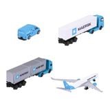  212057289 Xe Mô Hình MAJORETTE MAERSK Transport Vehicles 