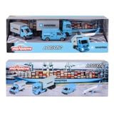  212057290 Bộ 4 Xe Mô Hình MAJORETTE MAERSK 4 Pieces Giftpack 