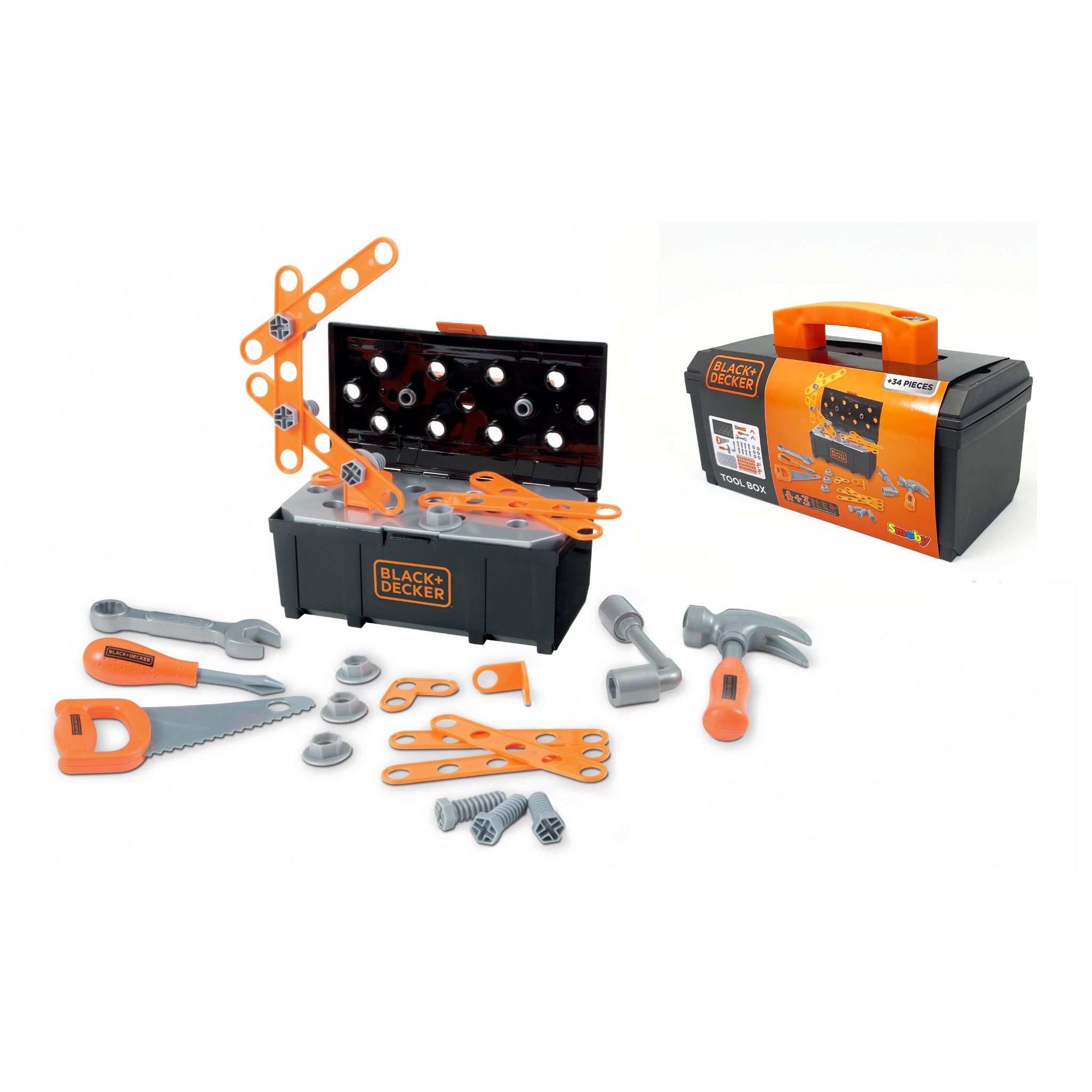  7600360174 Hộp Dụng Cụ Kỹ Sư Cơ Bản BLACK+DECKER DIY Tools Box 