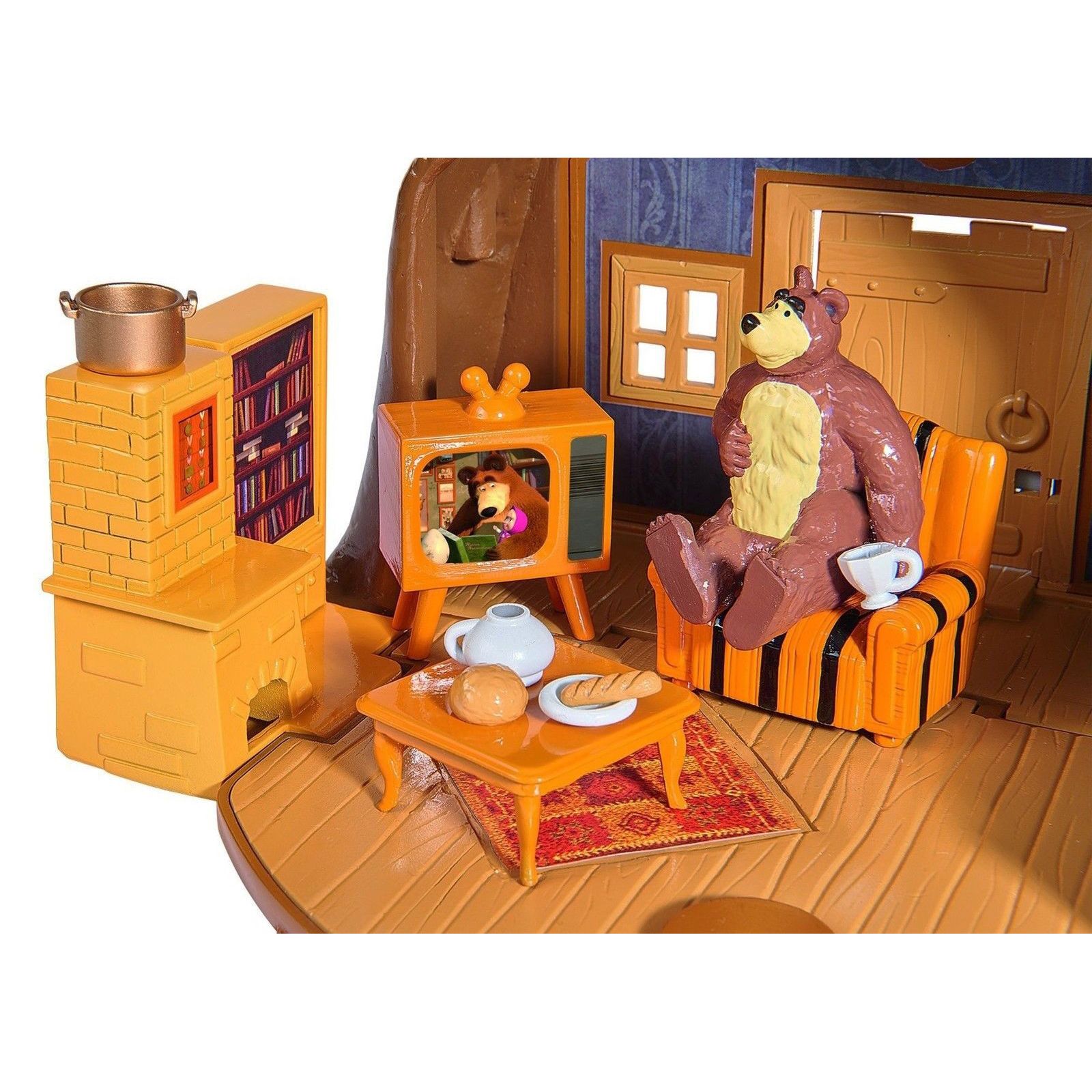  109301632 Đồ Chơi Ngôi Nhà Gấu MASHA AND THE BEAR Masha Playset 