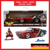  Đồ Chơi Xe Mô Hình JADA TOYS DC Comics Wonder Woman Figure & 1972 Pontiac Firebird 1:32 Diecast Toys 33089 