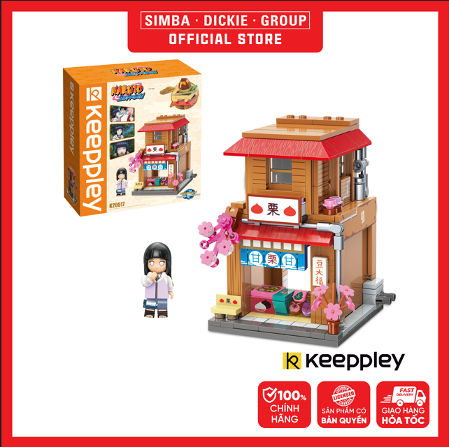  Đồ Chơi Lắp Ráp KEEPPLEY Naruto Chestnut Dessert Shop K20517 