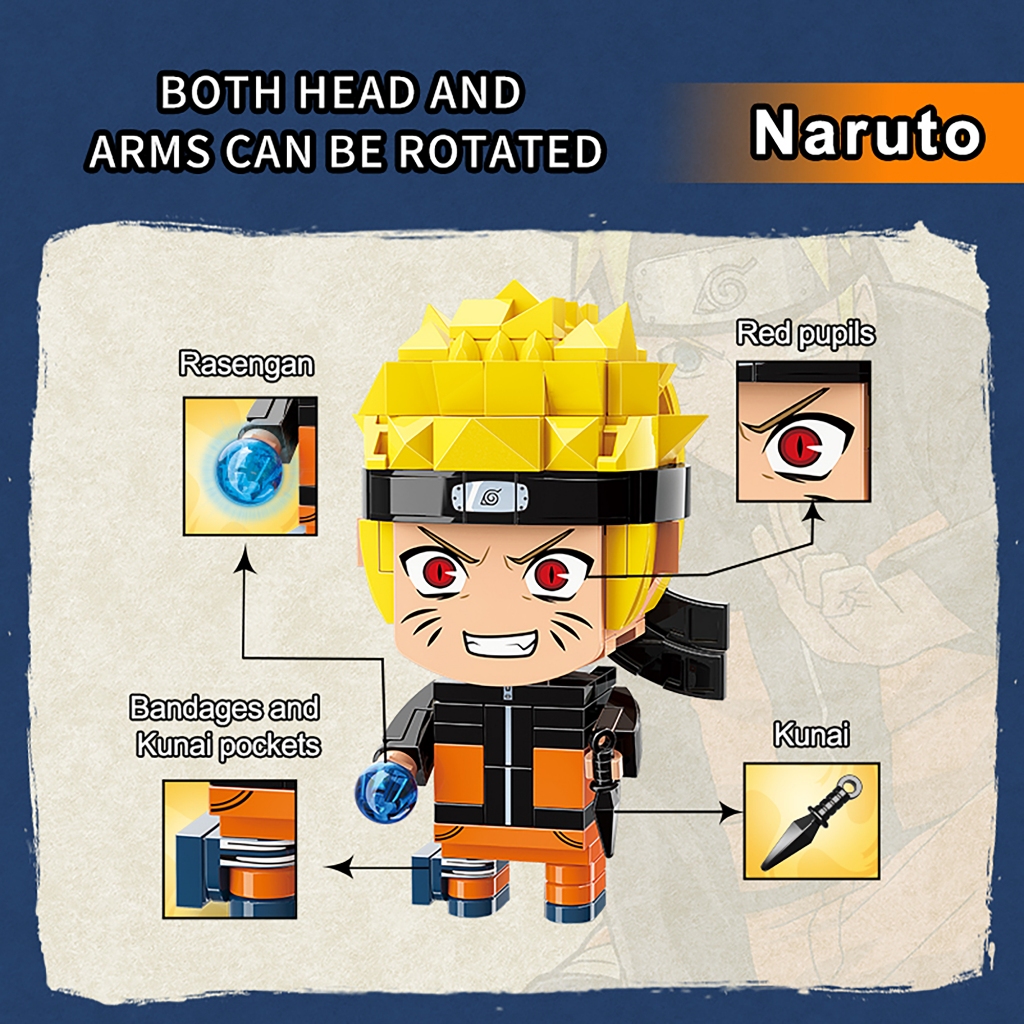  Đồ Chơi Lắp Ráp KEEPPLEY Naruto - Uzumaki Naruto K20501 