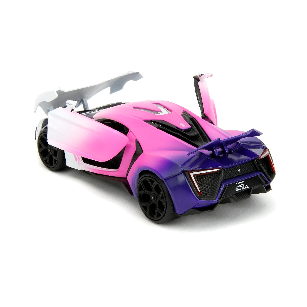  Đồ Chơi Xe Mô Hình JADA TOYS Pink Slips Lykan Hypersport 1:24 Scale Diecast Model Cars Toys 35058 
