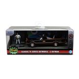  Đồ Chơi Xe Mô Hình JADA TOYS DC Comics Batman 1966 Classic TV Series Batmobile & Batman Figure 1:32 Diecast Toys 31703 