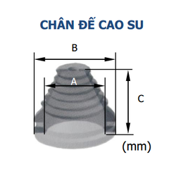 Chân đế cao su