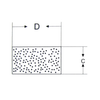 Rubber gasket with adhesive tape