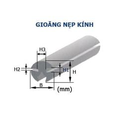 Gioăng nẹp kính