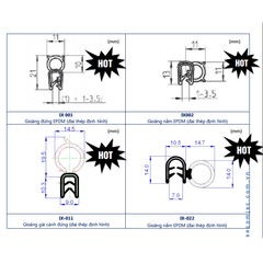 IX rubber gasket