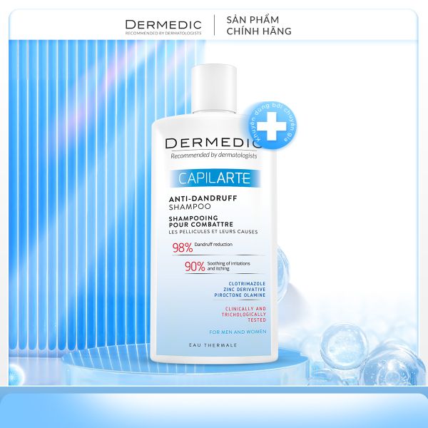  Dầu gội giảm gàu Capilarte Anti-Dandruff Shampoo 300ml 