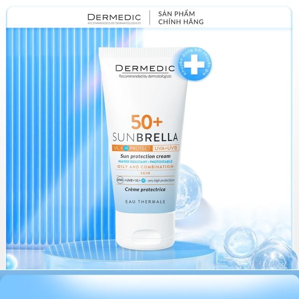  Kem chống nắng dành cho da dầu SUNBRELLA Sun Protection Cream Oily and Combination Skin SPF 50+ (50g) 