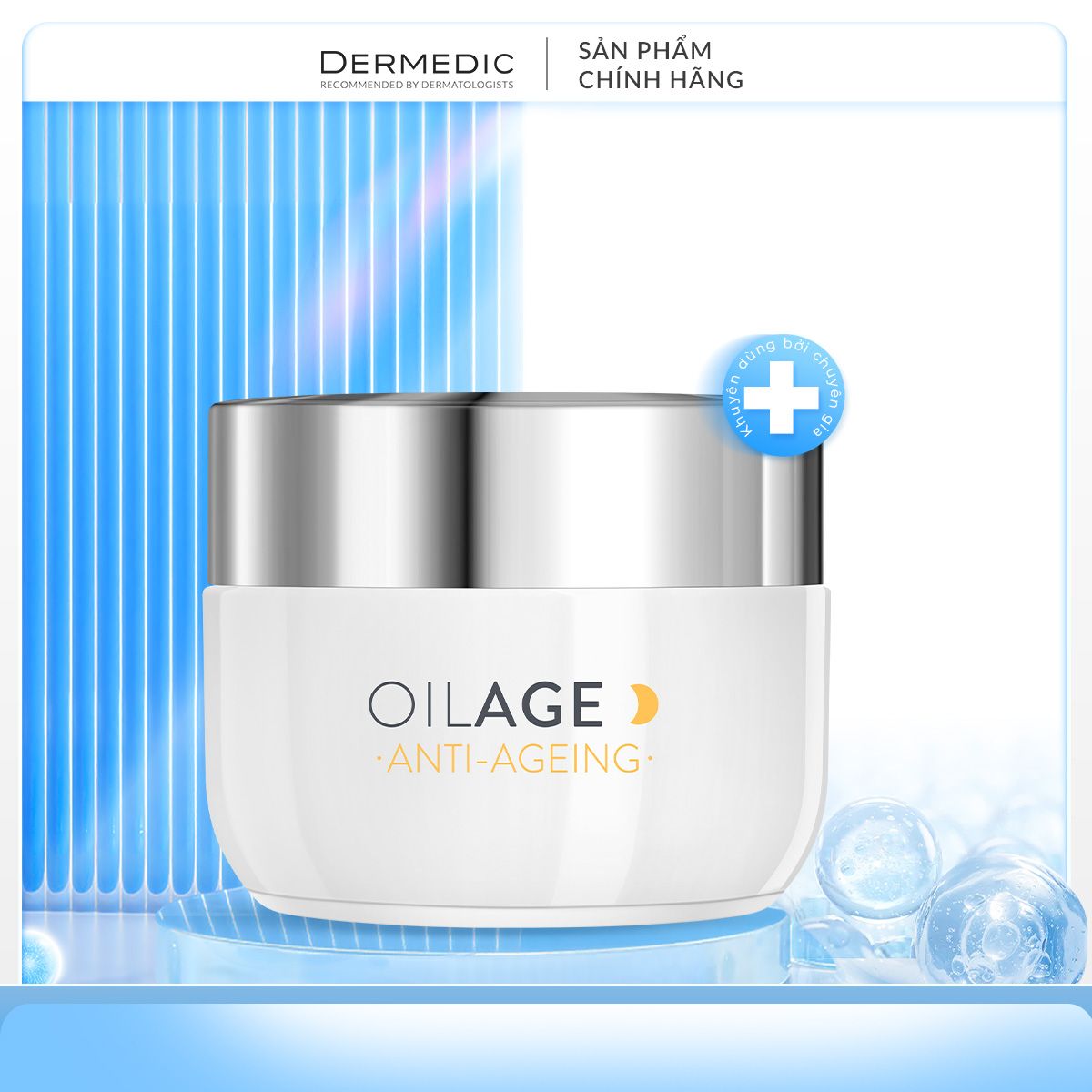  Kem Dưỡng Da Ban Đêm Chống Lão Hóa Dermedic Oilage Repairing Night Cream Restoring Skin Density 50ml 