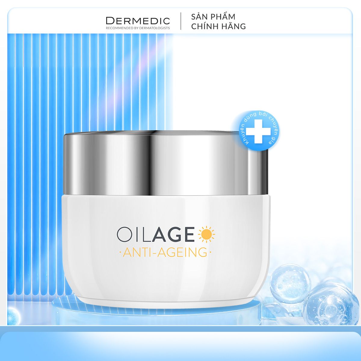  Kem Dưỡng Da Ban Ngày Chống Lão Hóa Dermedic Oilage Nourishing Day Cream Restoring Skin Density 50Ml 