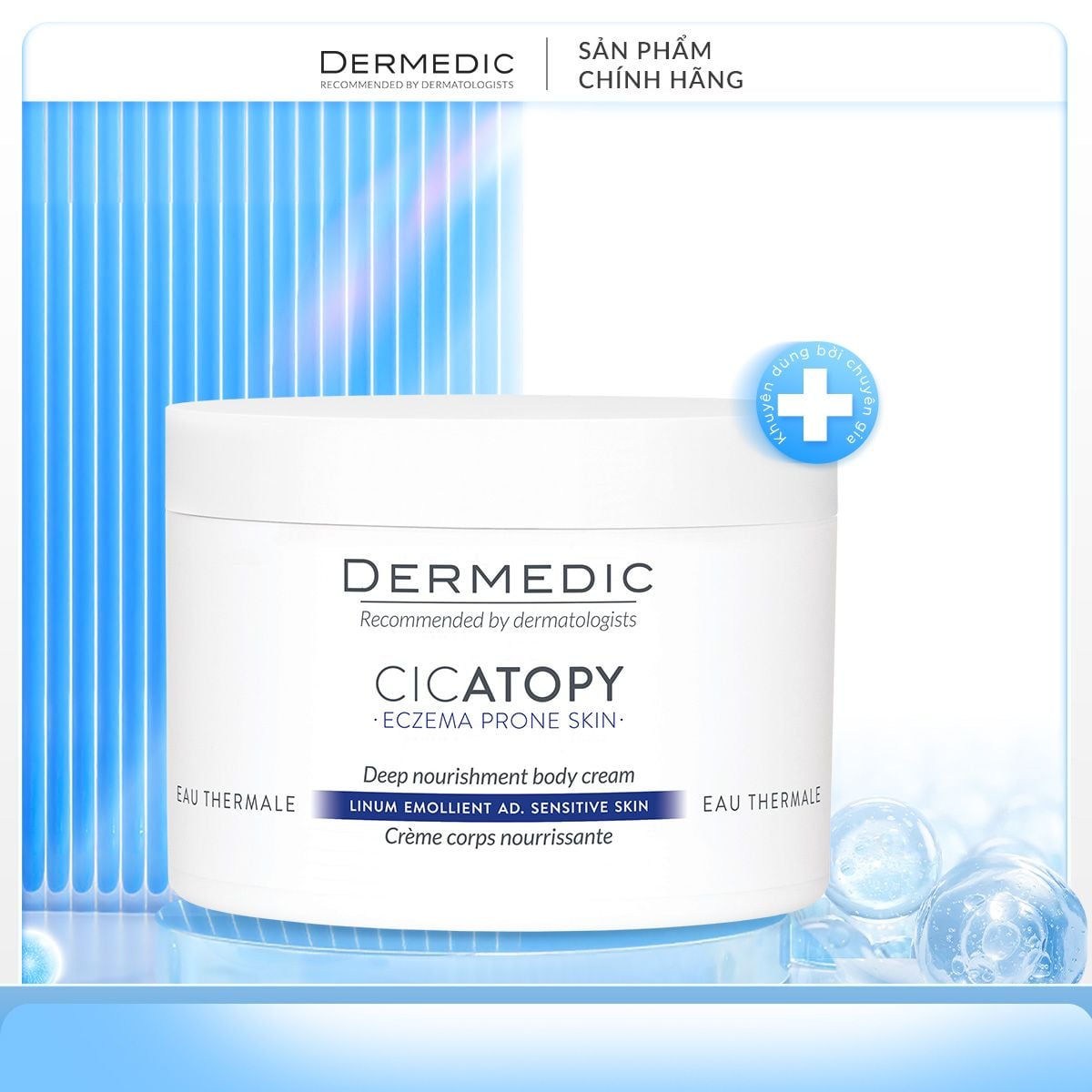  Kem Dưỡng Ẩm Toàn Thân Dermedic Cicatopy Deep Nourishment Body Cream 225ml 