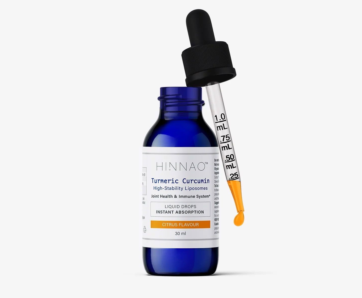  Hinnao Turmeric Curcumin - Thực phẩm bổ sung tăng sức khỏe khớp và hệ thống miễn dịch 30ml 