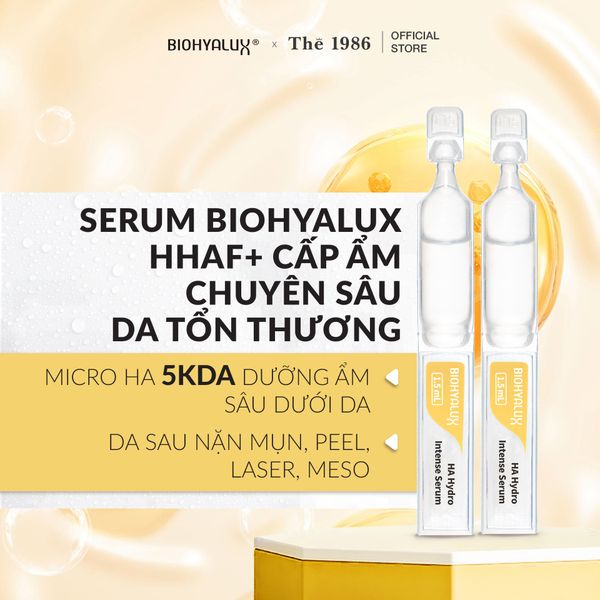  Serum HA Cấp Ẩm Chuyên Sâu Da Sau Liệu Trình HA Hydro Intense Serum Biohyalux 