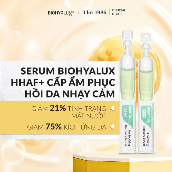  Serum HA Phục Hồi Cấp Ẩm Da Nhạy Cảm Biohyalux HA Soothing Recovery Serum 