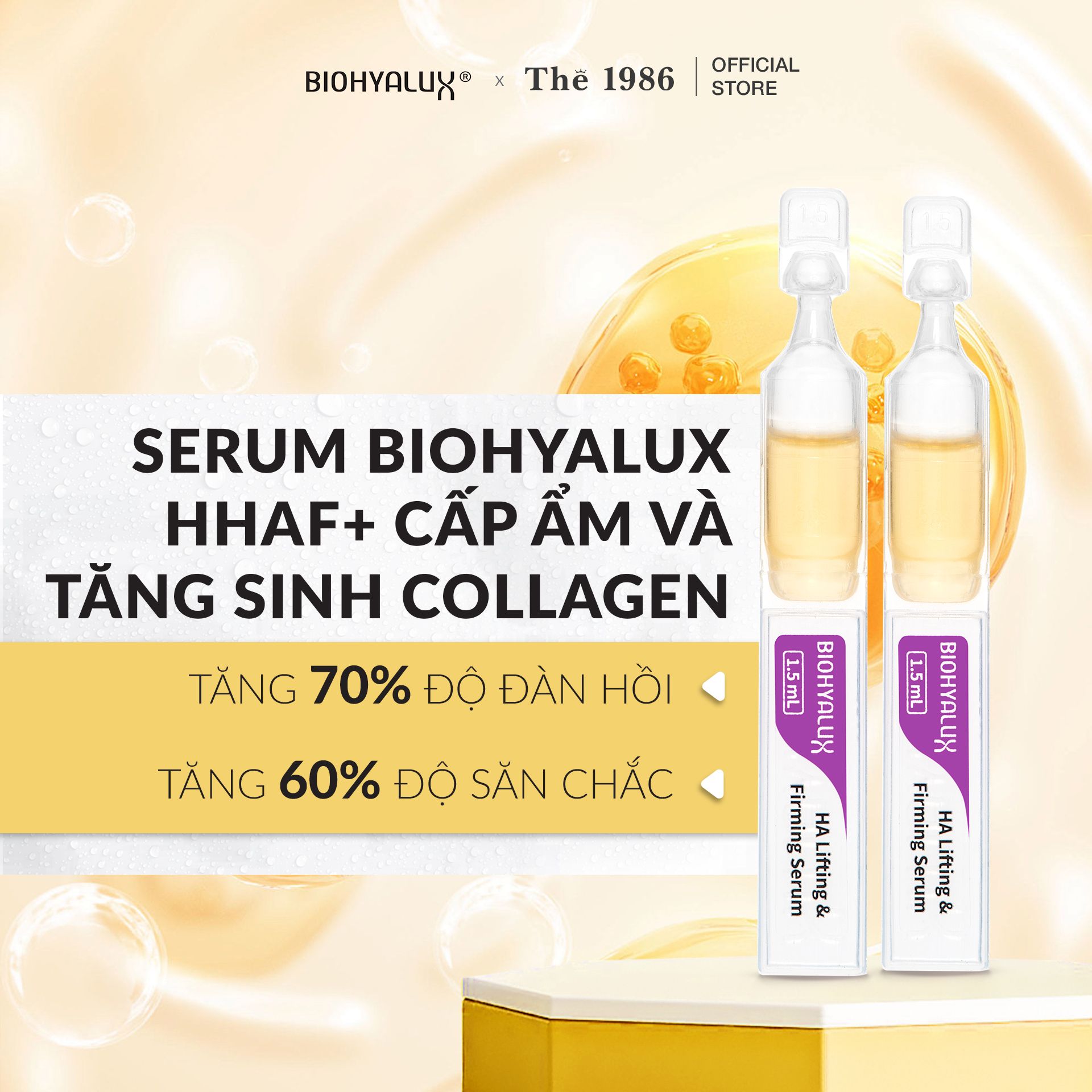  Serum HA Cấp Ẩm, Nâng Cơ Và Săn Chắc Da Biohyalux HA Lifting & Firming Serum 