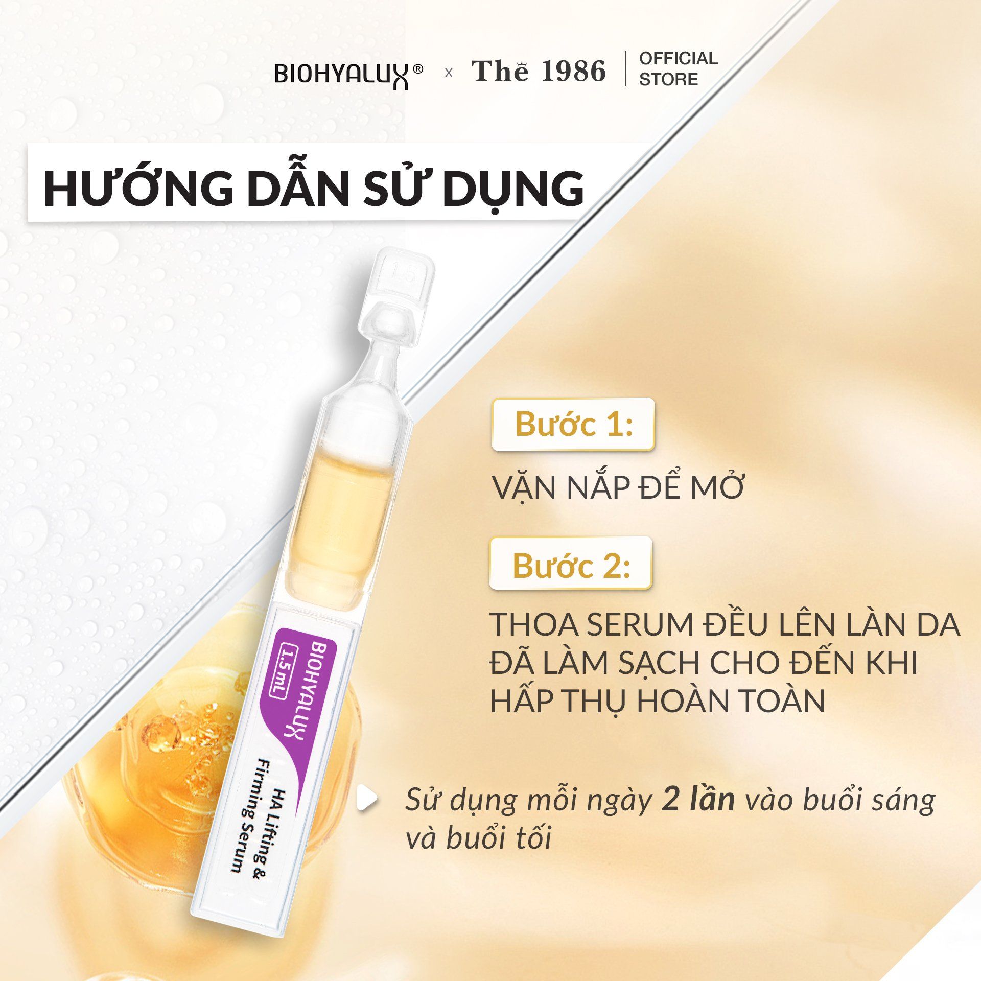  Serum HA Cấp Ẩm, Nâng Cơ Và Săn Chắc Da Biohyalux HA Lifting & Firming Serum 