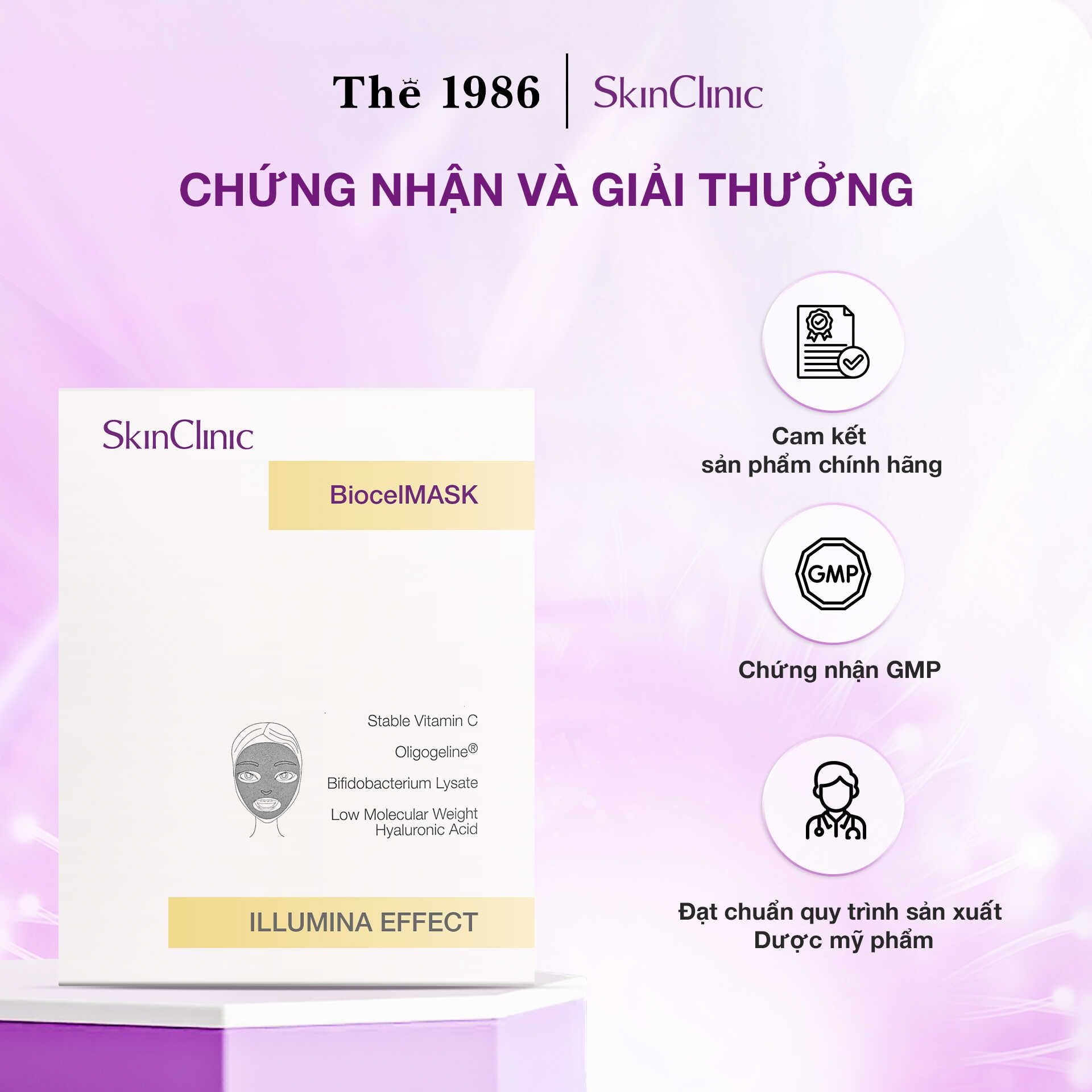  Mặt nạ sinh học Skinclinic Biocelmask Illumina Effect 20ml 