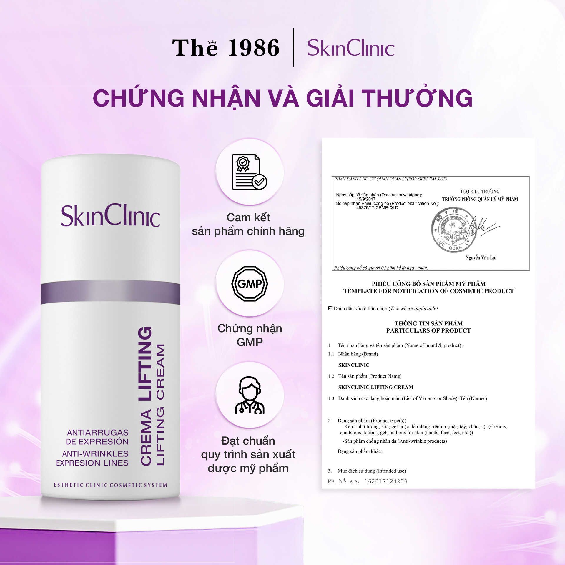  Kem chăm sóc da săn chắc SkinClinic Lifting Cream 