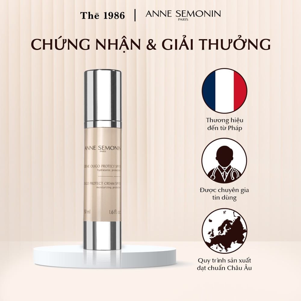  Kem bảo vệ da ban ngày Anne Semonin Oligo Protect Cream SPF30 50ml 