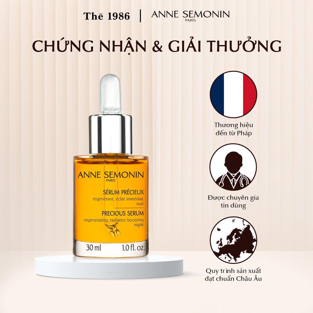  Serum nuôi dưỡng da ban đêm Anne Semonin Precious Serum 30ml 