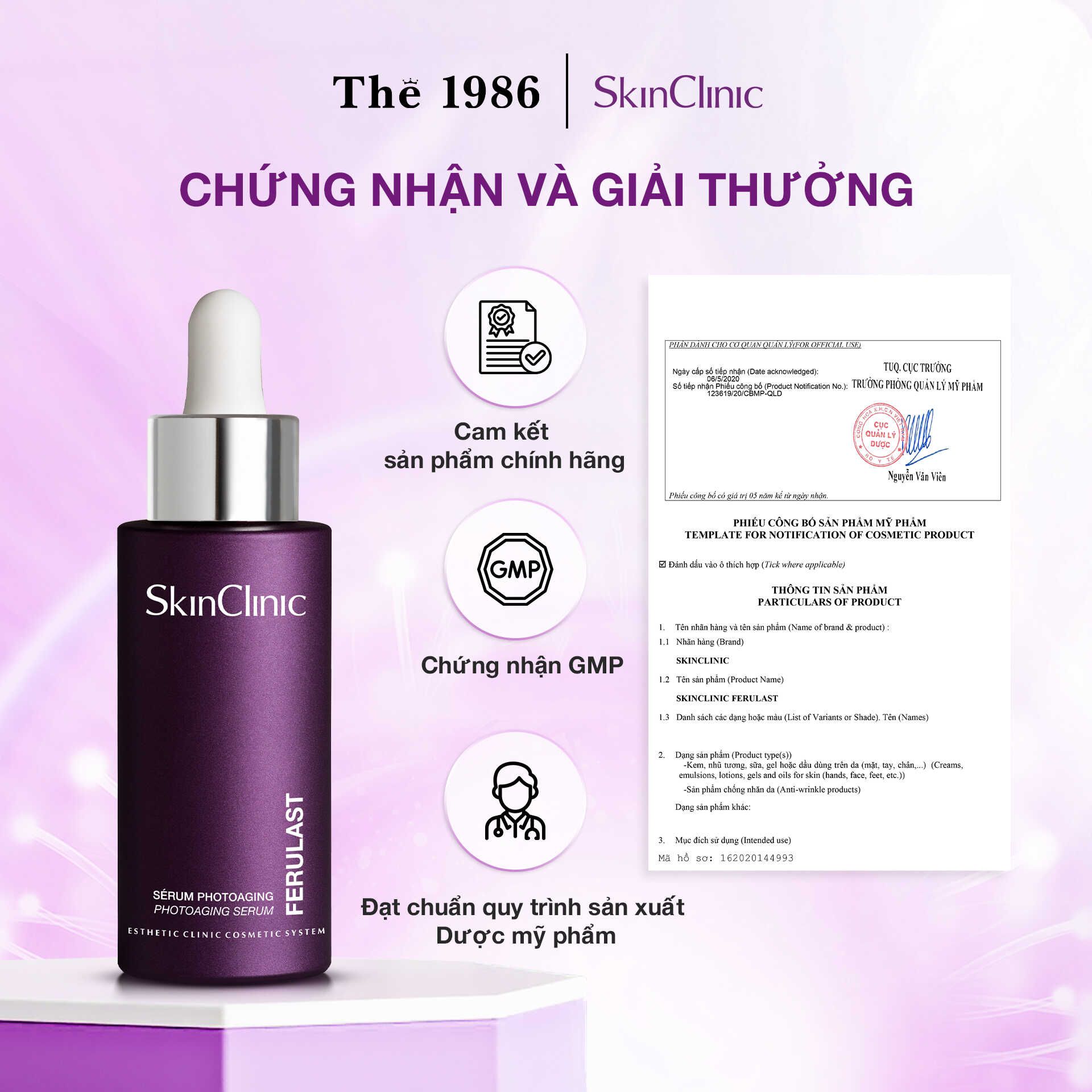  Serum Phục Hồi Chống Lão Hoá Skinclinic Ferulast 30ml 