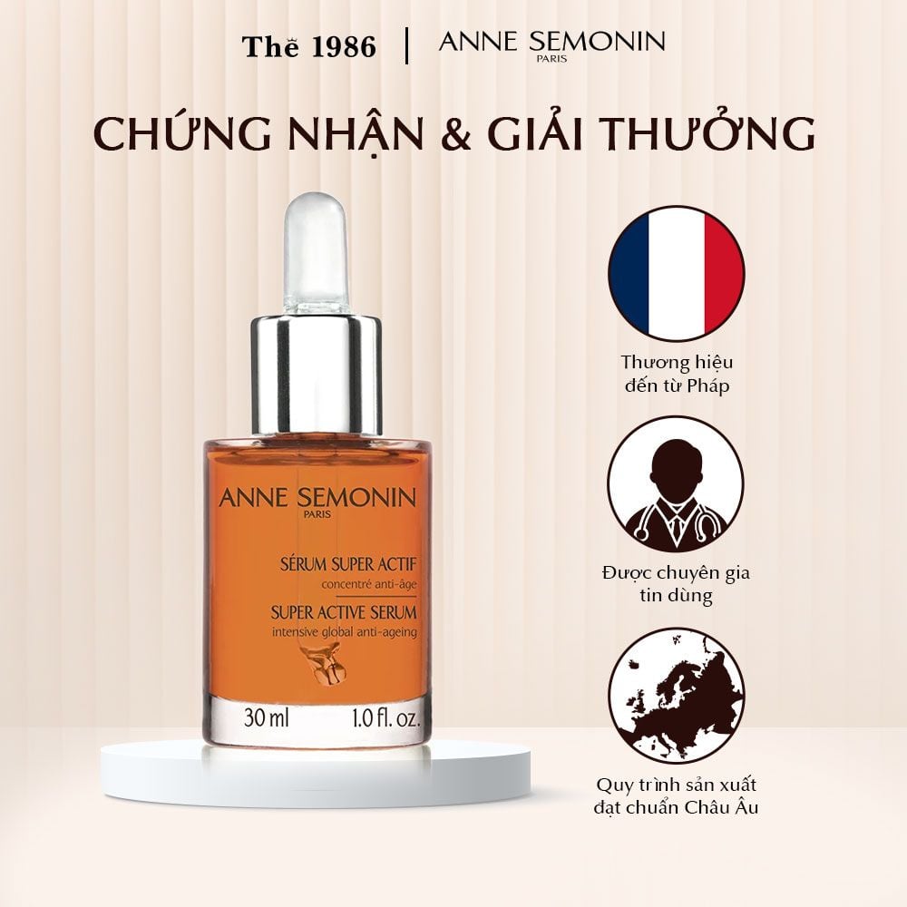  Serum chống lão hóa Anne Semonin Super Active Serum 30ml 