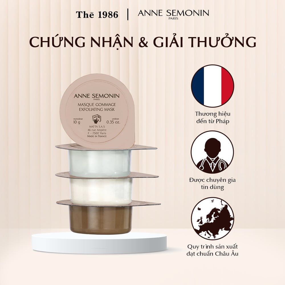  Mặt nạ mini Anne Semonin The Daily Musts Mini Coffret (1 Set/4x10g) 