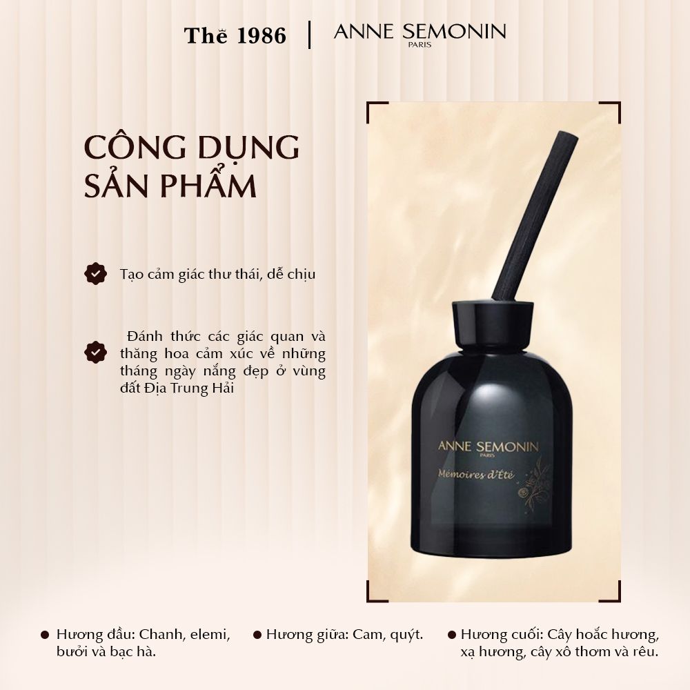  Khuếch tán tinh dầu Anne Semonin Home Diffuser 250ml 