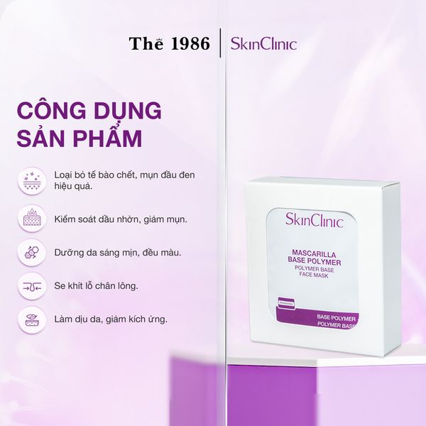  Mạt nạ bột SkinClinic Purifying Face Mask For Oily Skins Polymer 1 set 