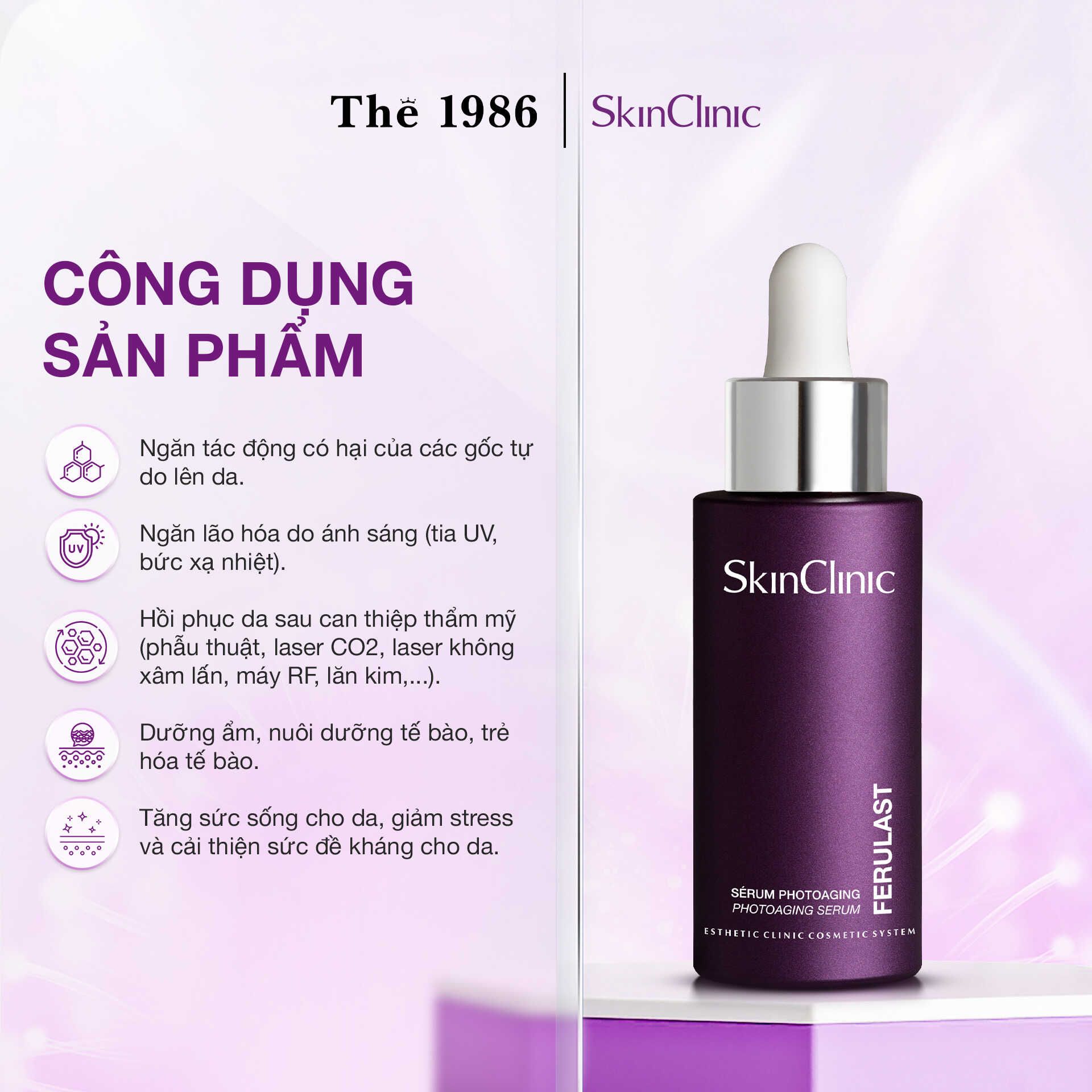  Serum Phục Hồi Chống Lão Hoá Skinclinic Ferulast 30ml 