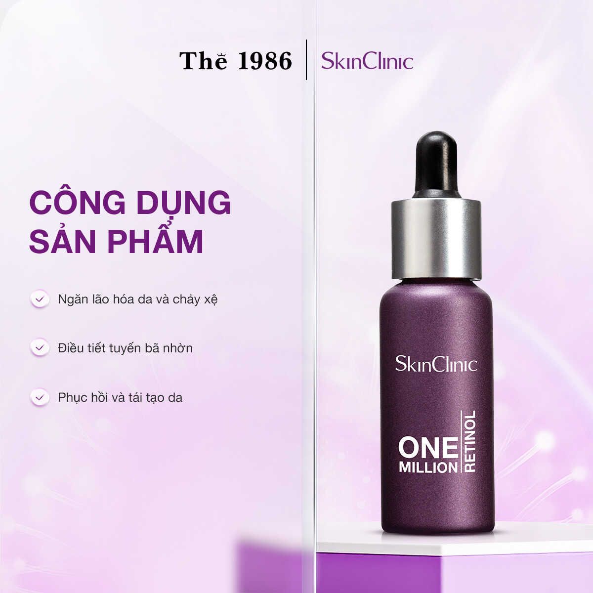  Serum trẻ hóa da toàn diện Skinclinic Retinol One Million 
