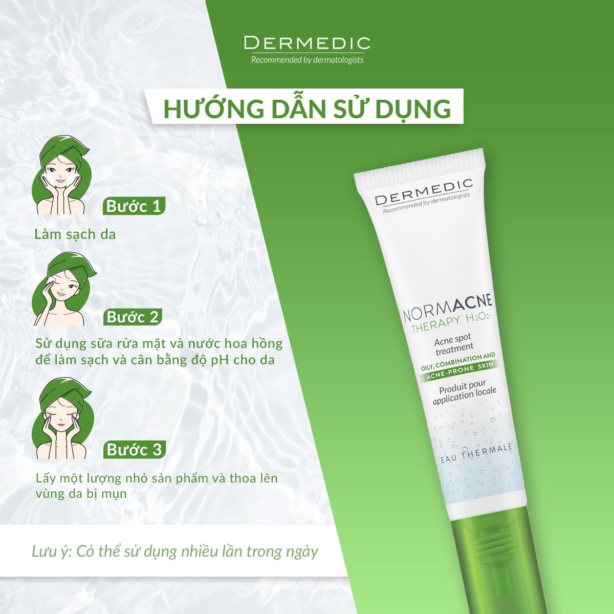  Kem điều trị mụn và đốm mụn NORMACNE Acne Spot Treatment 15ml 