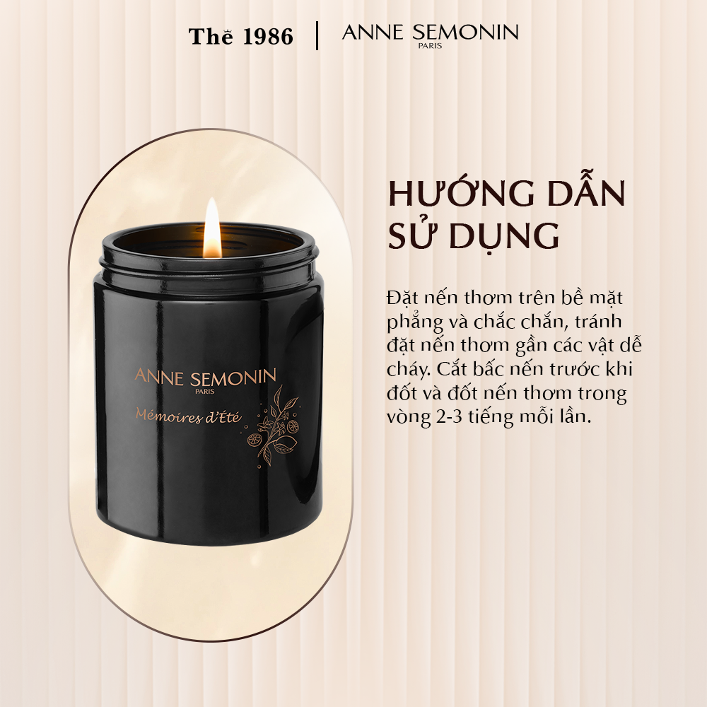  Nến thơm Anne Semonin Scented Candle 170 gram 